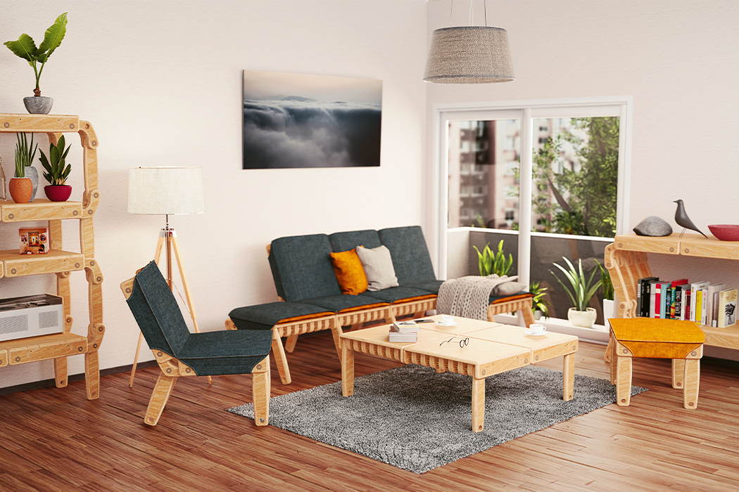 Custom Green Furniture