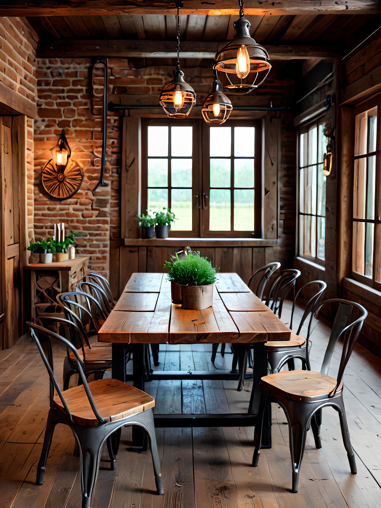 Industry Style Dining Chair