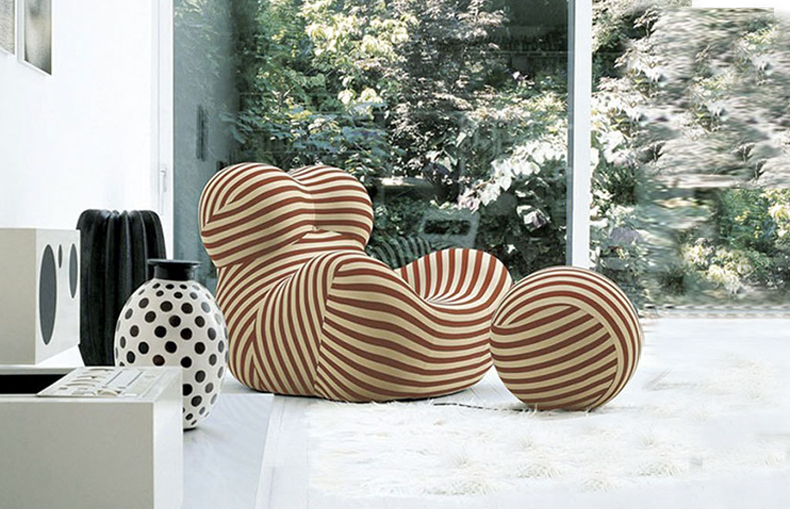 Minimalist Upholstered Leisure Chair
