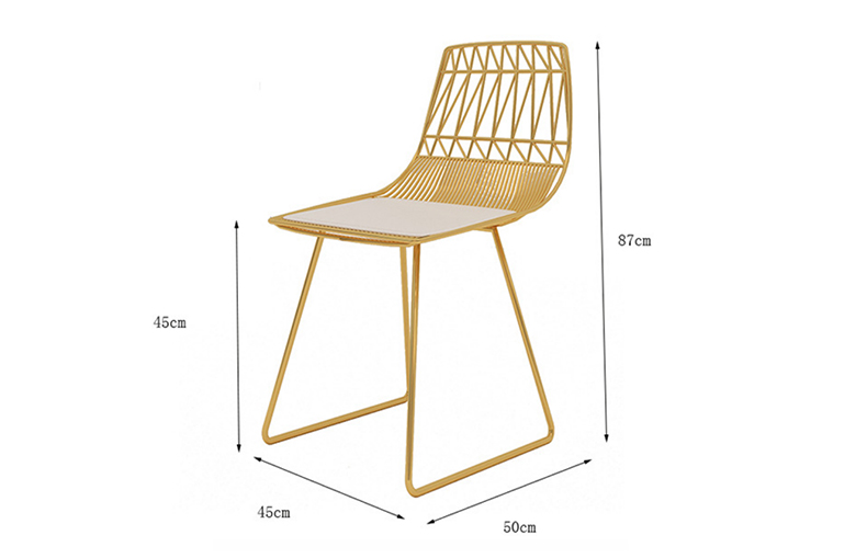 Geometric Design Dining Chair