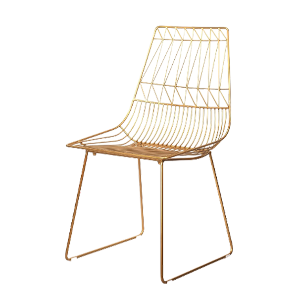 Sleek Wire Dining Chair