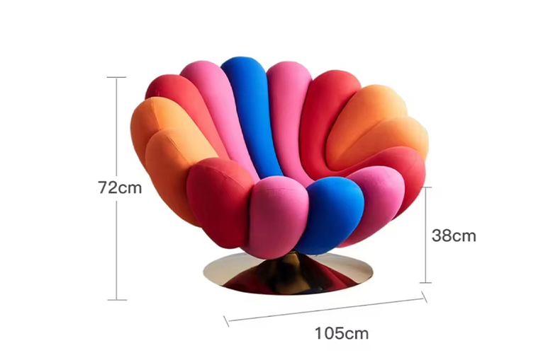 stylish velvet leisure sofa for living room