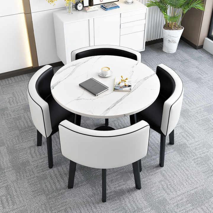 matching space for dining chair and table