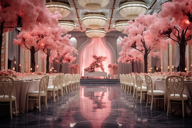 Wedding Venues furniture with dining chair and table