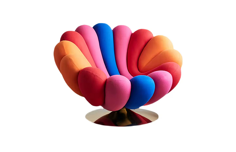 rainbow color lounge sofa