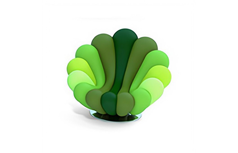 fabric leisure sofa in bright colors