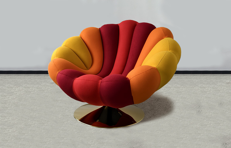 soft fabric leisure sofa with sponge cushion