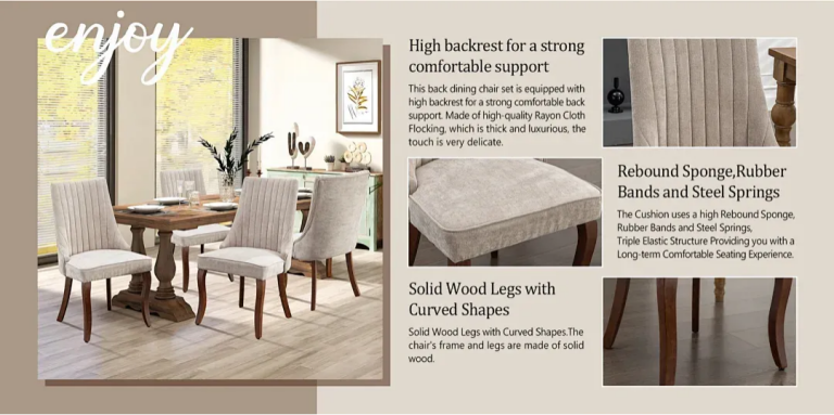 Cushioned Dining Chairs for Maximum Comfort