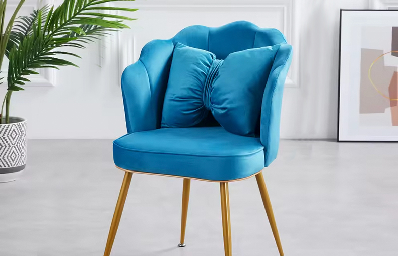 customization butterfly shaped backrest dining chair