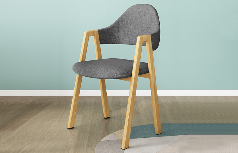 how to custom a dining room furniture with luxury fabric dining chair