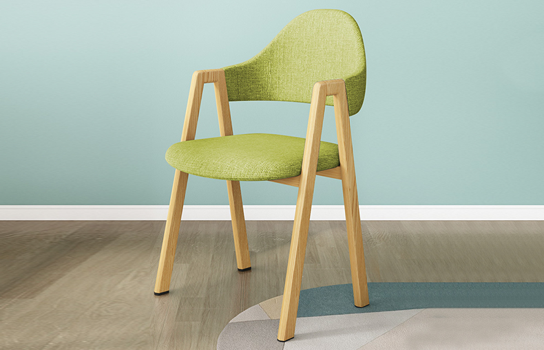 Popular dining room furniture -- A shaped back dining chair