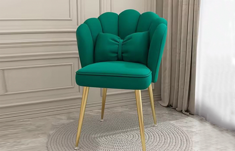 dining chair with custom upholstery