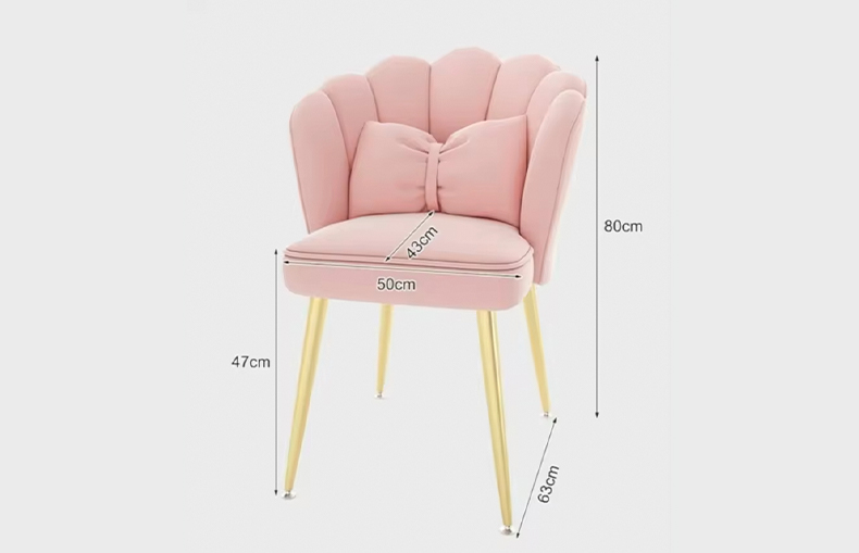 dining chair design with metal legs