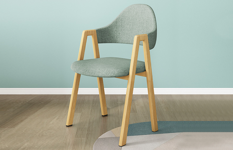 custom A shaped back dining chair