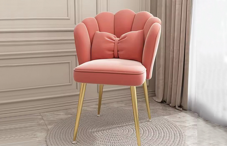 butterfly shaped backrest dining chair