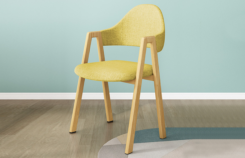 luxury fabric dining chair