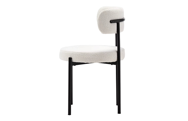 stylish wool dining chair