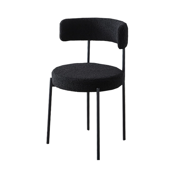 handcrafted wool dining chair