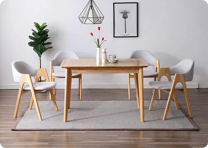 luxury fabric dining chair