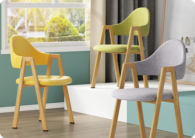 custom armless upholstered dining chair