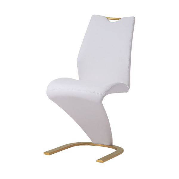 Nordic Design Elegant Leather Dining Chair for Home and Restaurant