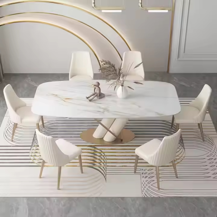 Stylish dining tables with minimalist lines or reclaimed wood finishes are in high demand