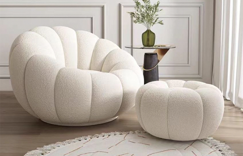 soft leisure chair with high resilience foam
