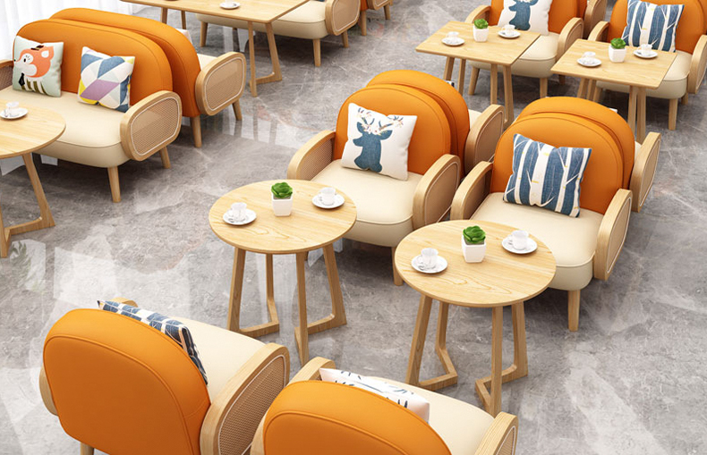 affortable coffee and restaurant chair sets 4