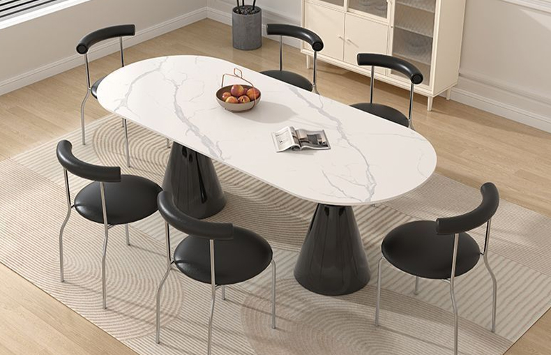 affordable irregular dining table