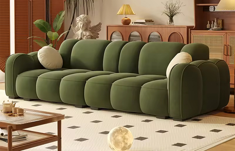 Elegant luxury sofa set for small spaces