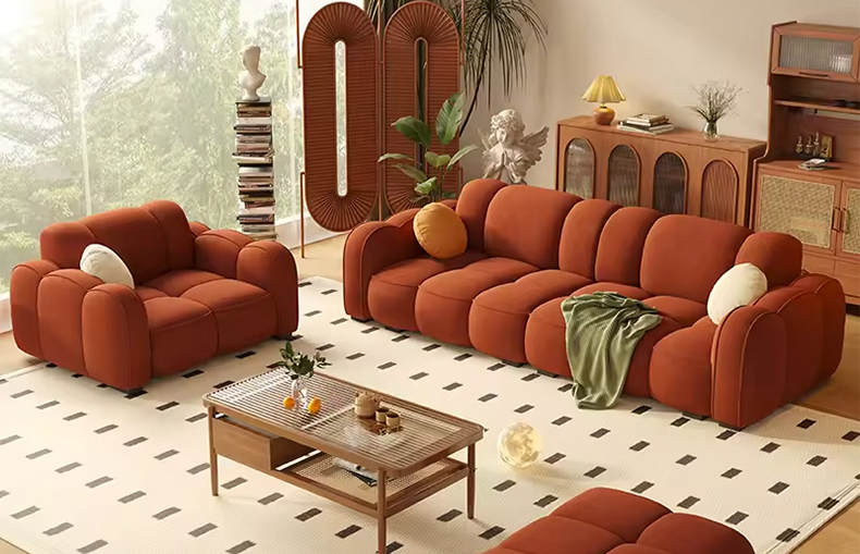 High-end custom luxury sofa set for home decor