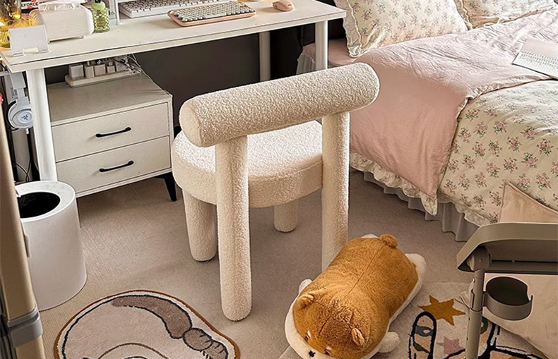 dining chair with elegant stitching