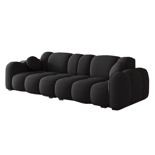 Luxury Sofa Set with Nordic Wooden Frame Customizable & Comfortable Living Room Sofa