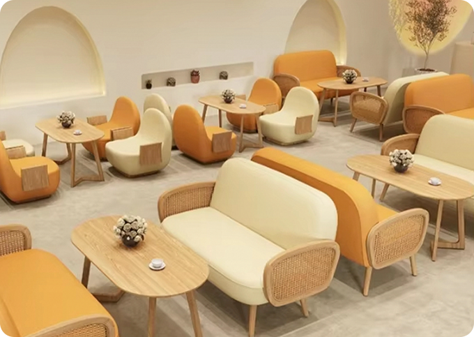 Modern restaurant chair for coffee shop