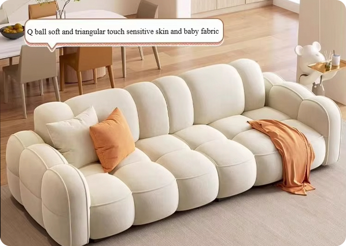 French style velvet luxury sofa set