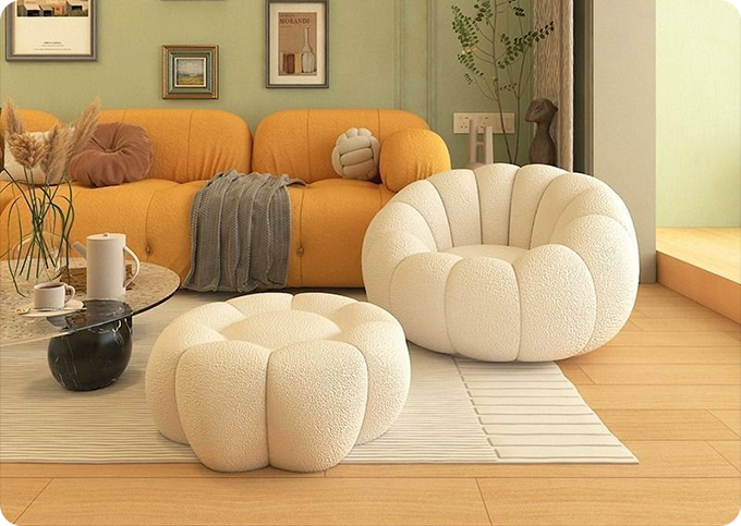 minimalist leisure chair for living room