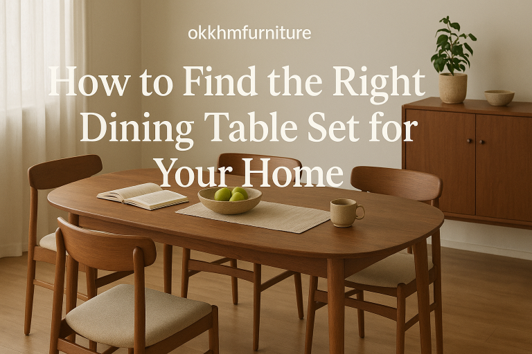 How to Find the Right Dining Table Sets for Your Home